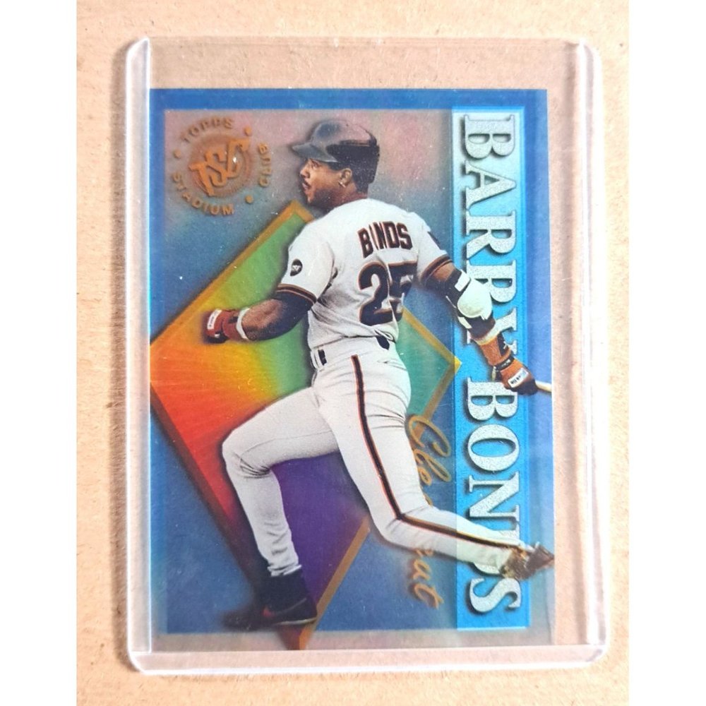 1995 Topps Clear Cut #27 Barry Bonds Baseball Card